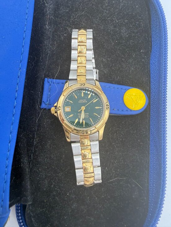 GUESS Two Tone Watch Gold Silver Bracelet Date Dial Water Resistant main image 7